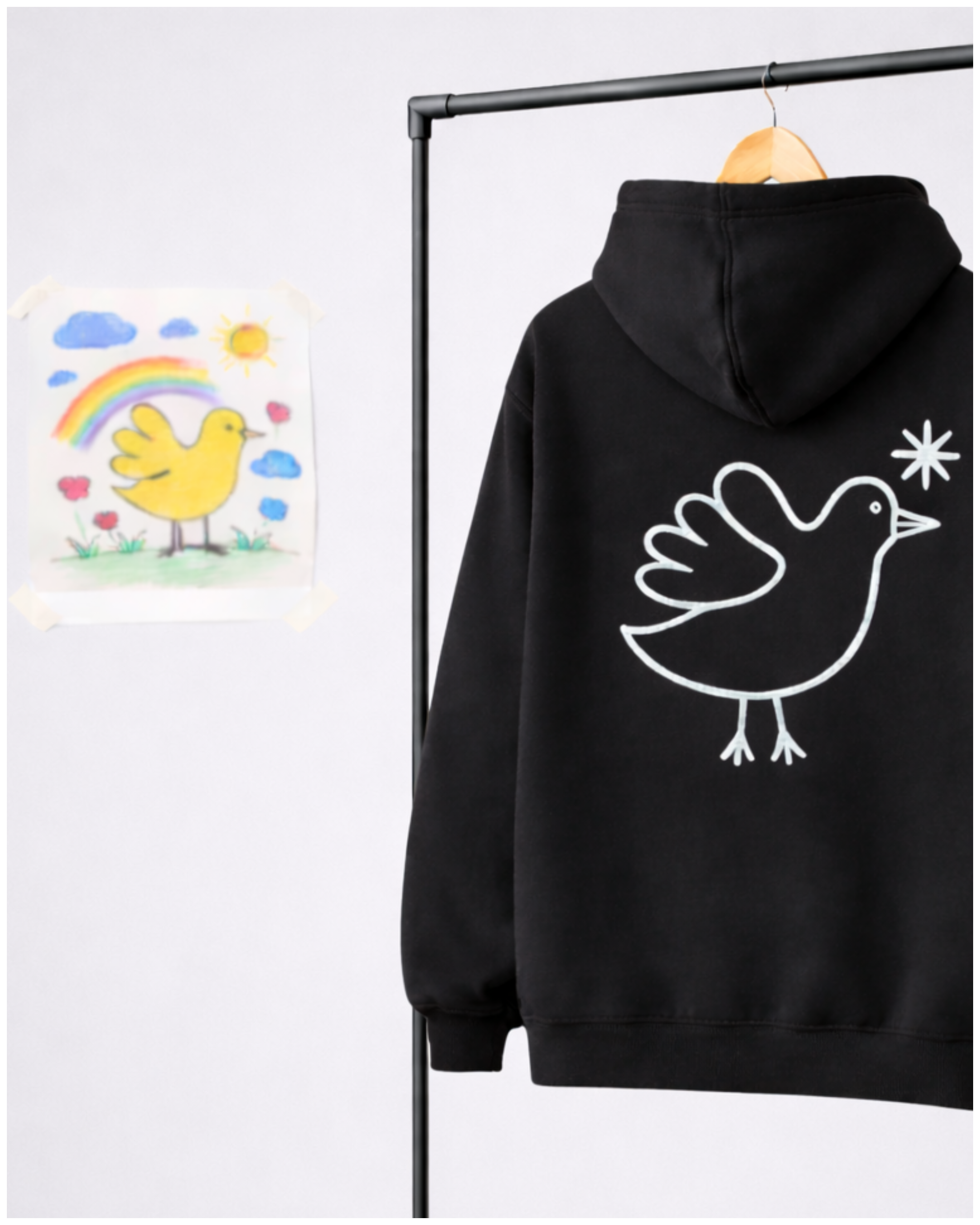 Mens Origin Hoodie - Black