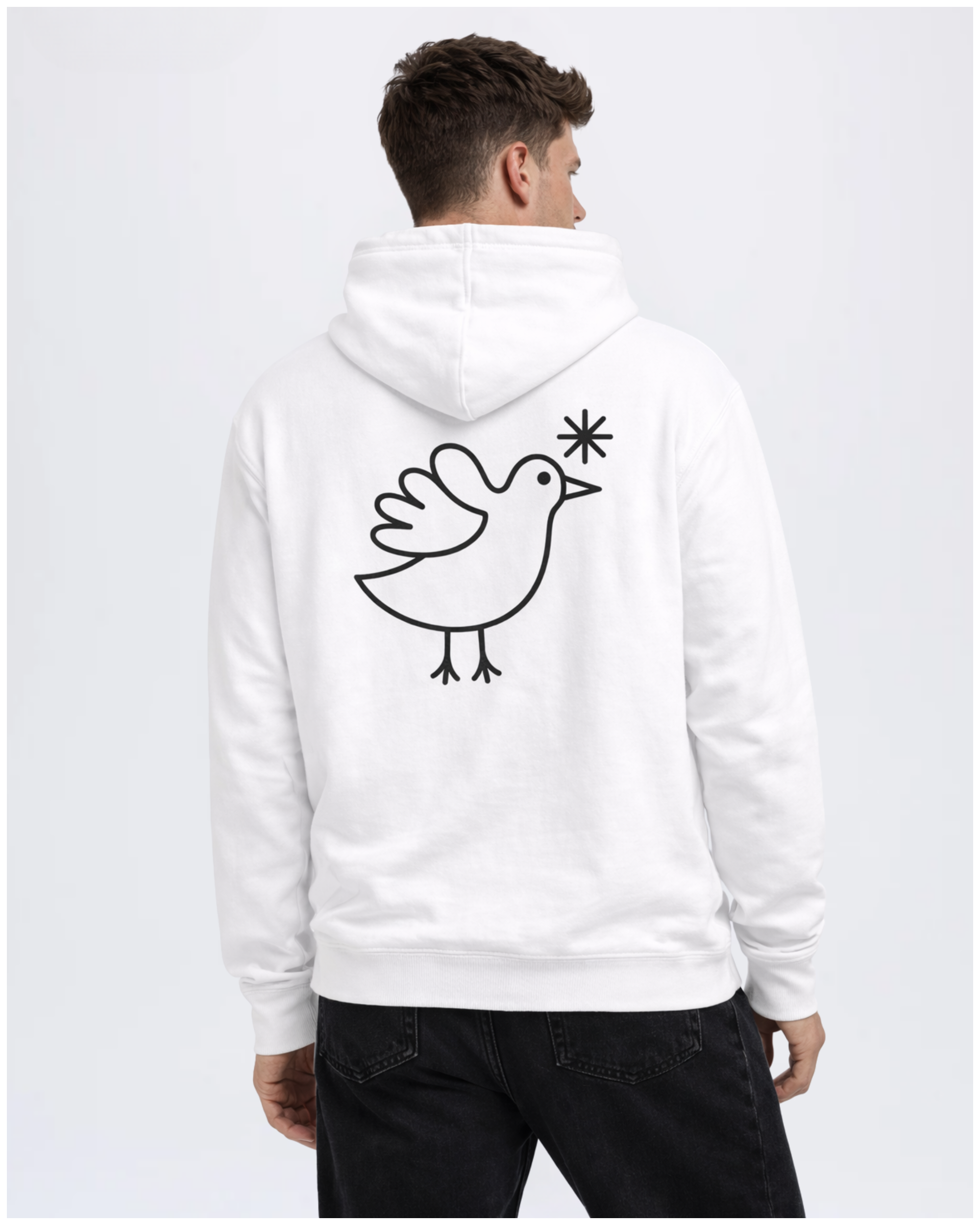 Mens Origin Hoodie - White