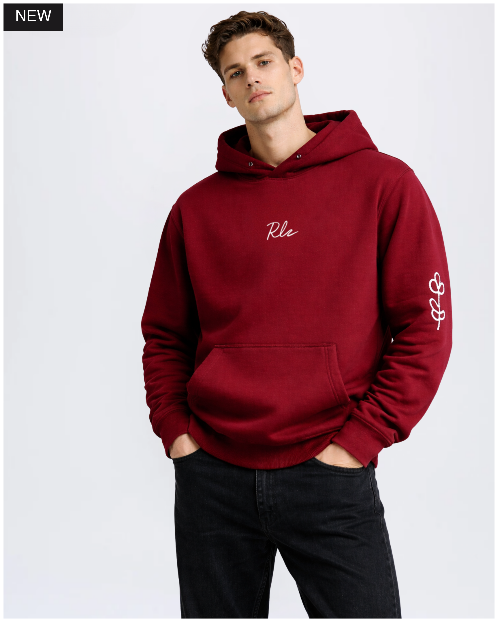 Mens Origin Hoodie - Wine Red