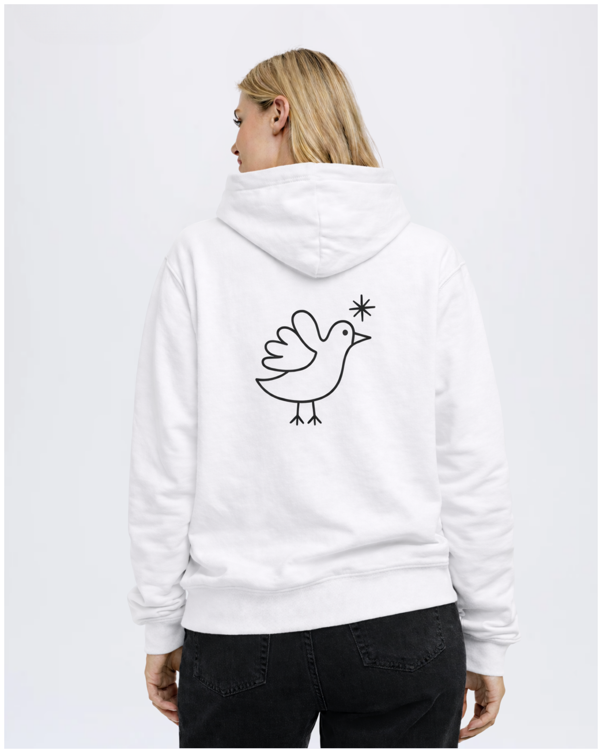 Womens Origin Hoodie - White