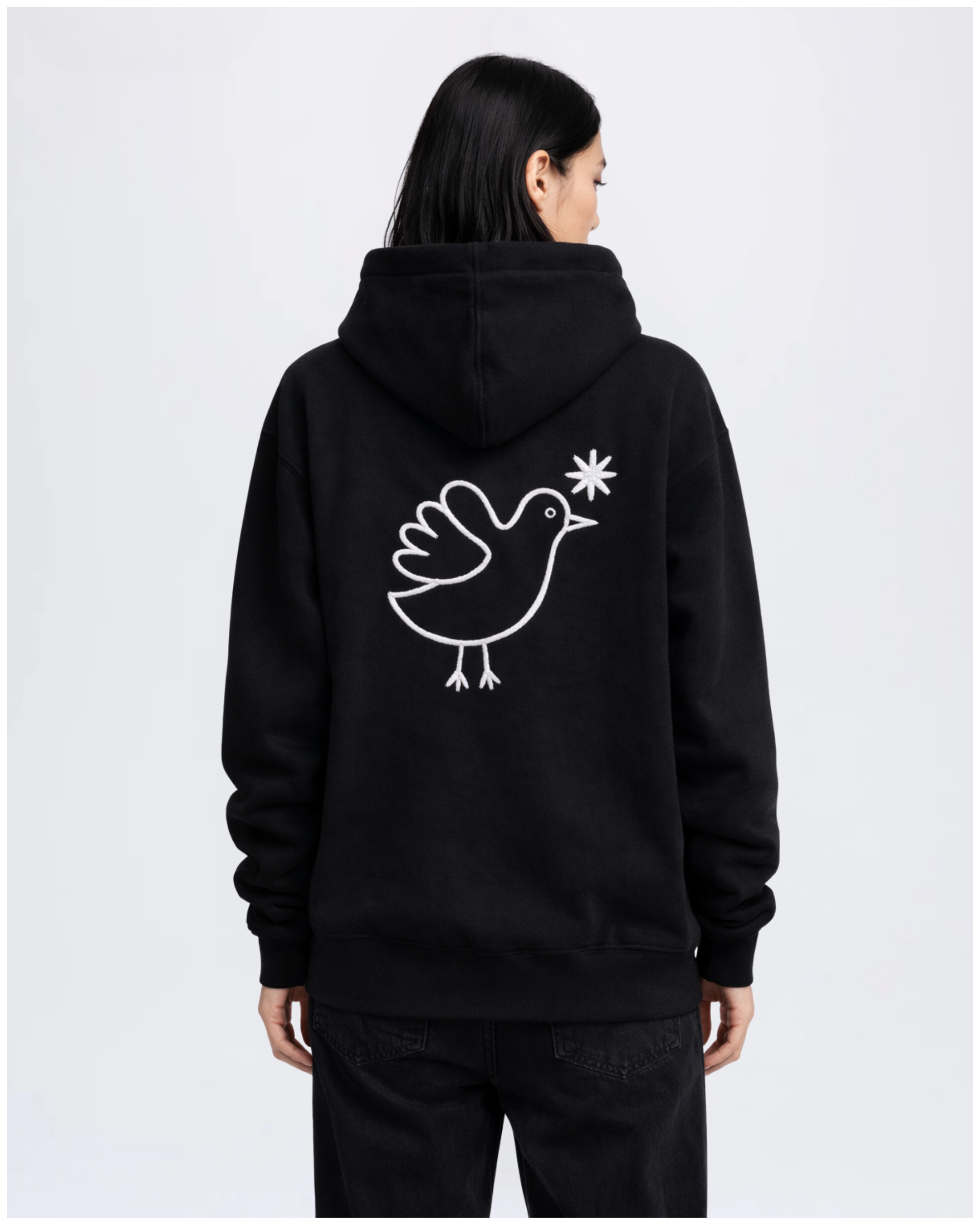 Womens Origin Hoodie - Black