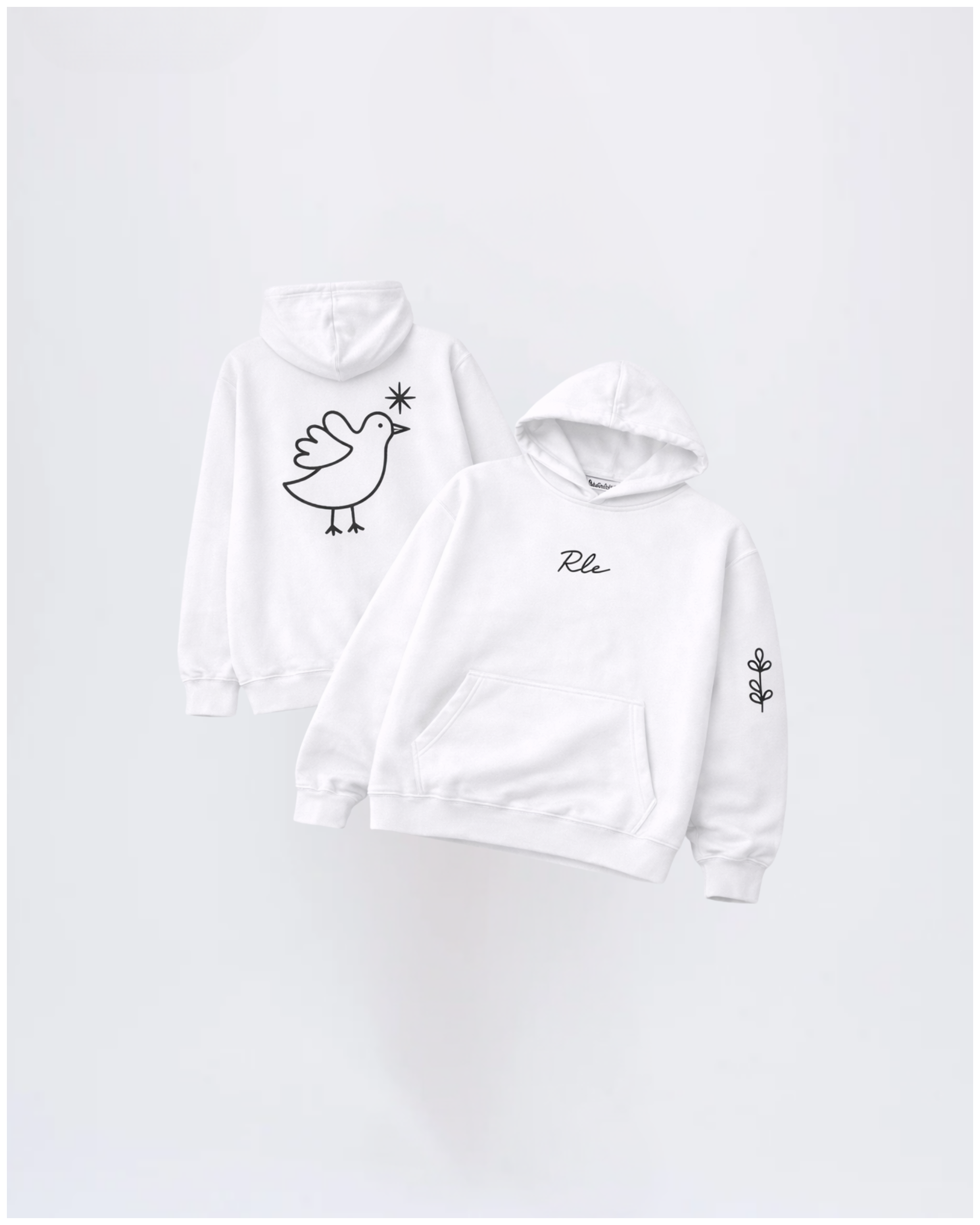 Mens Origin Hoodie - White