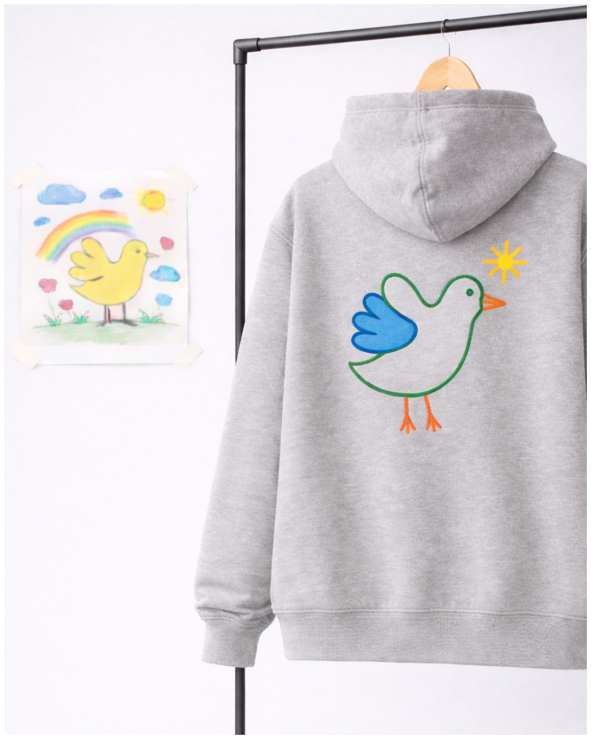 Mens Origin Hoodie - Grey