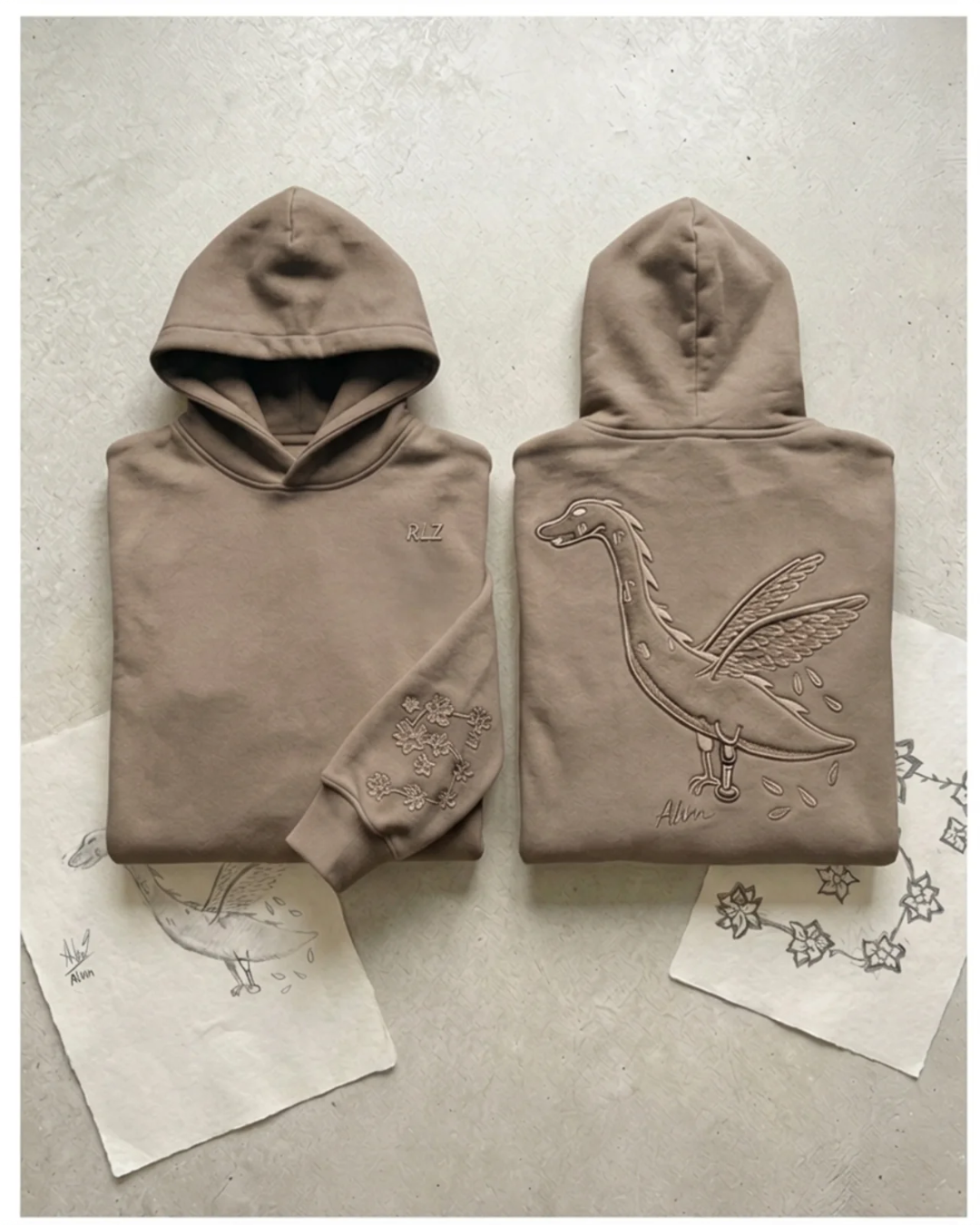 Alvin's Hoodie - Taupe